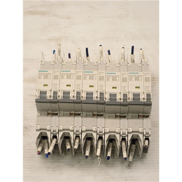 Lot Of Siemens # 5SJ4106-7HG42 Circuit Breakers