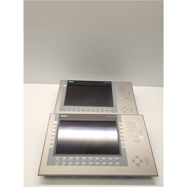 (2) Siemens # 1P 6AV2 124-1MC01-0AX0 Screens