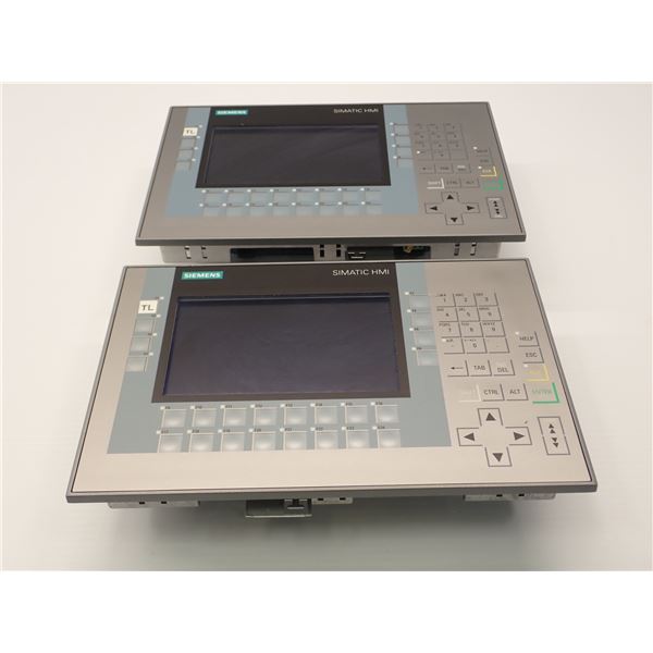 (2) Siemens # 1P 6AV2 124-1GC01-0AX0 Screens