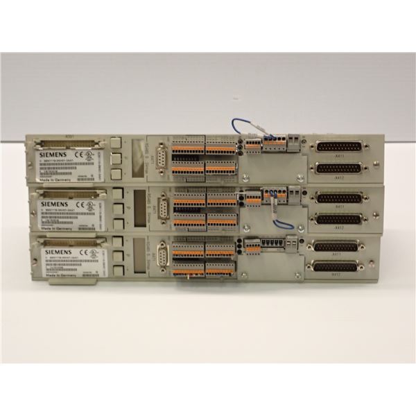 (3) Siemens # 1P 6SN1118-0NH01-0AA1 Cards