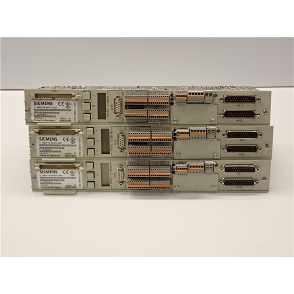 (3) Siemens # 1P 6SN118-0NH01-0AA1 Cards