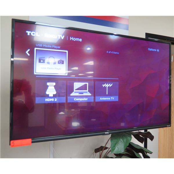 TCL Roku 43" Smart TV Television 43S423THAA w/ Wall Mount