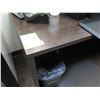 Image 14 : Wooden 'L' Shaped Desk 66"x76" w/ Haworth Chair, File Drawers & Contents (Stand not included)