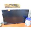 Image 4 : Long Wooden Table 59"x24"x28"H w/ Paper Cutter, ASUS Monitor, Organizer, etc