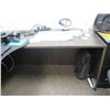 Image 3 : Wooden  Desk 66"x24"x29"H w/ Rolling Chair & File Drawers (Contents/Electronics not included)