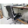Image 7 : Metal Wood Laminate Desk 60"x30" w/ Rolling Chair (Contents Not Included)