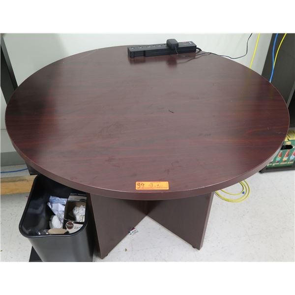 Round Wooden Table 42" Diameter x 29"H