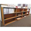 Image 2 : Wooden 4 Section 3 Tier Shelf 154"x13"x42"H (Contents not included)