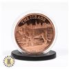 Image 3 : 1-OZ COPPER ROUND - ICE AGE - CAVE LION