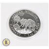 Image 2 : 2-OZ SOMALIAN AFRICAN ELEPHANT SILVER COIN