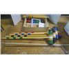Image 1 : Croquet Set + Vintage Golf Club
