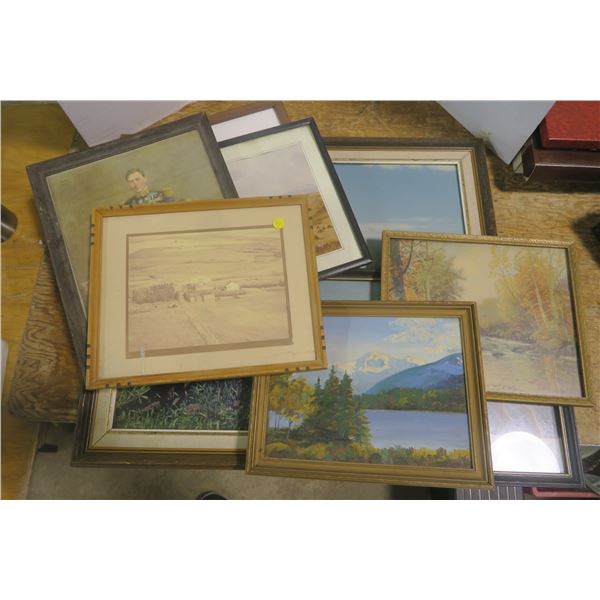 Lot of Picture Frames