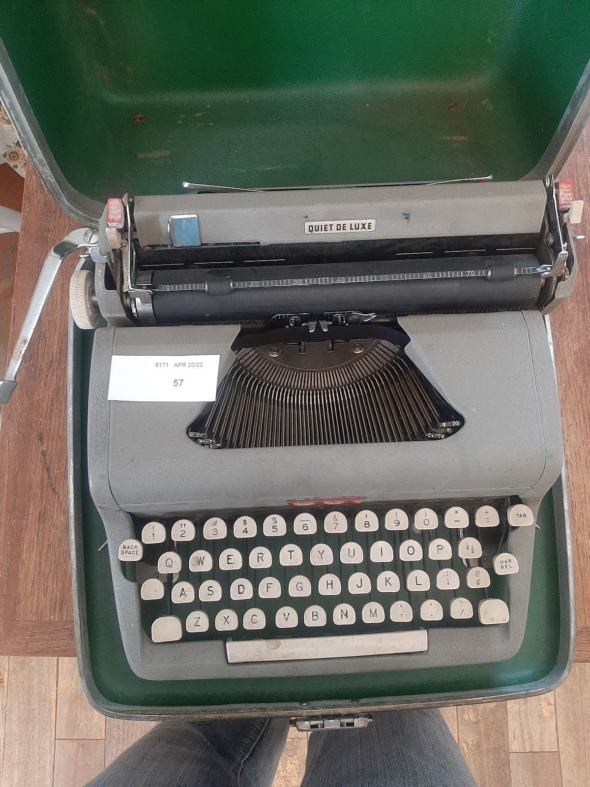 TYPEWRITER IN CASE Schmalz Auctions