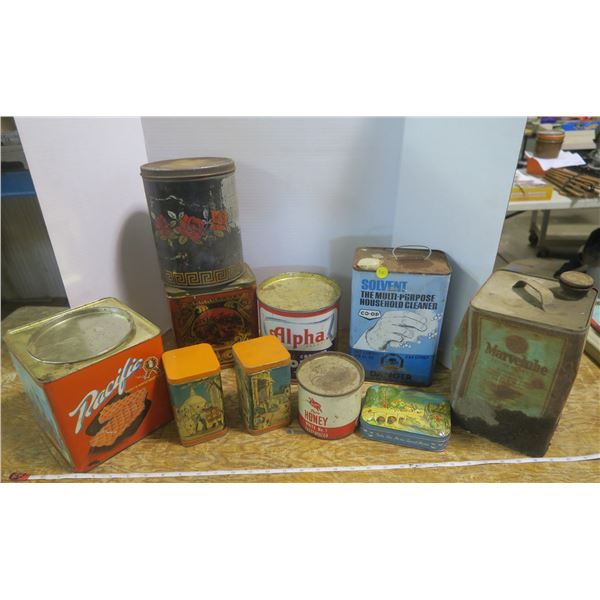 Misc. Tins Lot