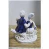 Image 2 : Porcelain Victorian Man + Woman Statuette