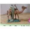 Image 4 : Lot of Ceramic Figures, Camel, Wise Man, Etc.