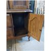 Image 11 : China Cabinet, Glass Doors and Shelves, Approx. 52 X 16 X 80