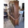 Image 3 : China Cabinet, Glass Doors and Shelves, Approx. 52 X 16 X 80