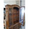 Image 4 : China Cabinet, Glass Doors and Shelves, Approx. 52 X 16 X 80