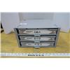 Image 1 : Small Storage Drawers - Metal Housing & Plastic Drawers - 13x8x11"