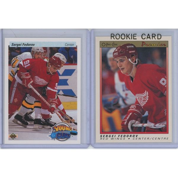 2 Federov Rookie Cards