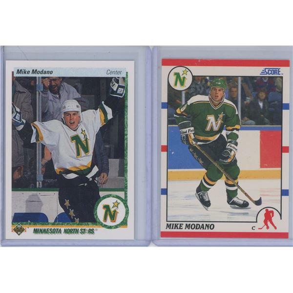 2 Modano Rookie Cards