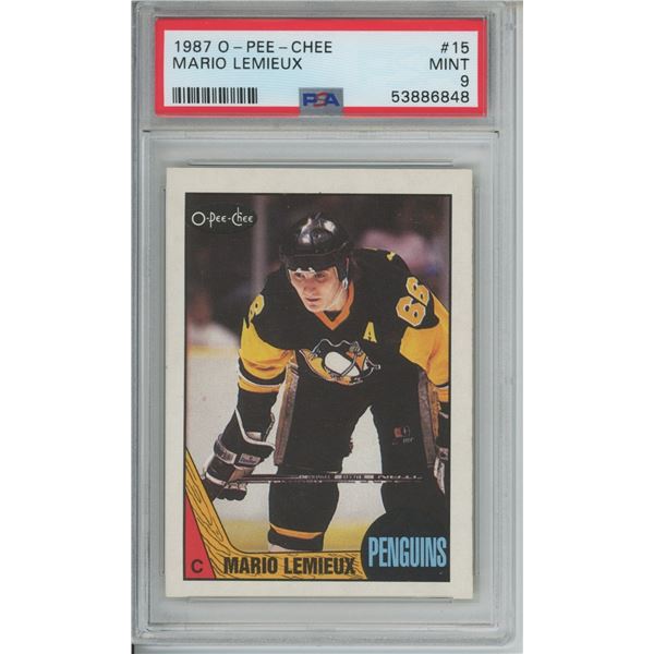 1987-88 Lemieux OPC PSA 9