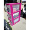 Image 2 : Pink Organizer W/ Contents, Weights, Balloons Etc.