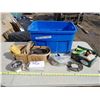 Image 1 : Box of Misc. Items, Plumbing Valves, Sink Drain, Etc.