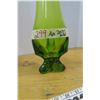 Image 4 : Large Glass Art Vase Green - 24" Tall