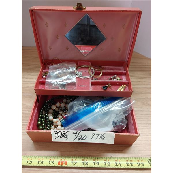 Jewelry Box W/ Contents