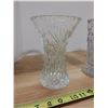 Image 2 : 3 Crystal Vases