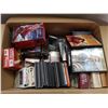 Image 1 : Box of Vintage Media, VHS, DVD, Cassette, ETC