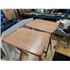 Image 2 : 2 Vintage Wood Folding TV Trays