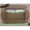 Image 3 : 2 Anchor Tinted Baking Dishes W/ Pampered Chef Heritage Quiche Pan