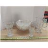Image 1 : Crystal Pitcher and Punch Set W/ 2 Vases