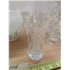 Image 3 : Crystal Pitcher and Punch Set W/ 2 Vases