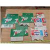 Image 1 : 5 7-up and Pepsi 6 Pack Cardboard Cartons