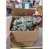 Image 1 : Box of Christmas Lights and Decorations