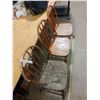 Image 2 : 3 Antique Kitchen Chairs