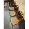 Image 3 : 3 Antique Kitchen Chairs