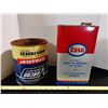 Image 1 : 2 Vintage Cans, 1 Esso 1 Varcon