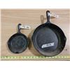 Image 1 : 2 Painted Cast Iron Frying Pans