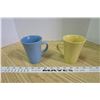 Image 1 : 2pc. - Ceramic Mug Set - Yellow/Blue