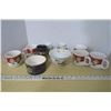 Image 2 : Lot of: Campbells Soup Mugs, Norman Rockwell Souvenir Cups, Avon Bowl, Etc.