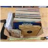 Image 1 : Box of Vinyl Records