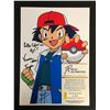 Image 2 : VERONICA TAYLOR "ASH" SIGNED POKEMON 8X10 PHOTO (RA COA)