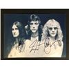 Image 1 : RUSH BAND SIGNED 8 X 10 (RA COA)