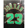 Image 2 : MICHAEL JORDAN SIGNED AND FRAMED CHICAGO BULLS MITCHELL AND NESS GUCCI JERSEY (AD COA)