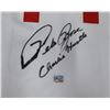 Image 2 : PETE ROSE SIGNED THE HIT KING PETE ROSE BASEBALL JERSEY (FITTERMAN COA)